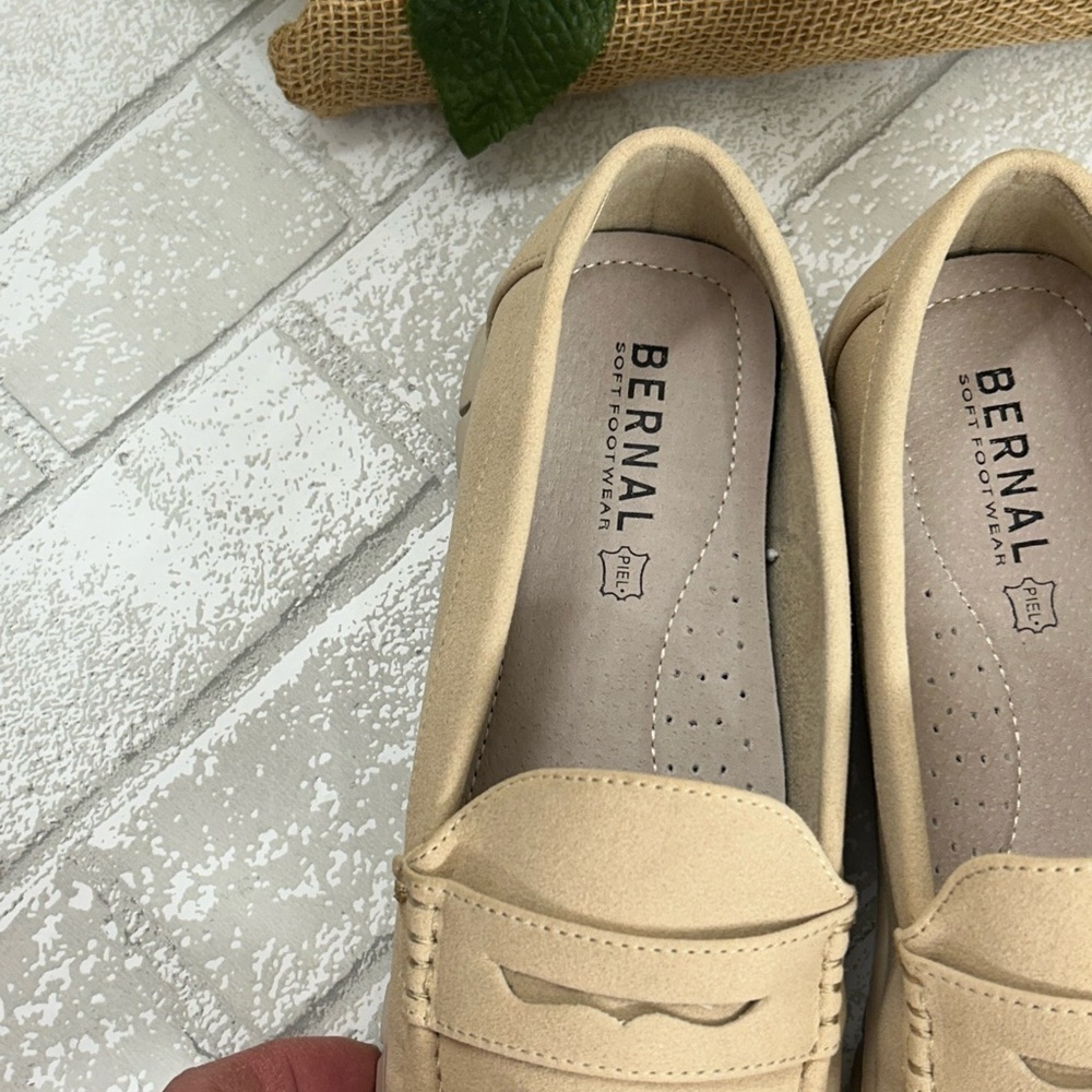 Women's Tan Loafers - Picture 3 of 8